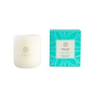 Tilley Classic White Creamy Coconut & Sea Salt Soy Candle Scented 375g