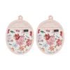 2x 2pc Ladelle Camille Soft Durable Pot Holder Cookware Floral