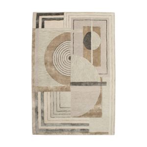 Colorscope retro design 2 contemporary indoor rug silver 200x300cm