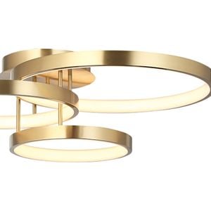 Cougar Lighting Zola Close To Ceiling Light Gold 3lt