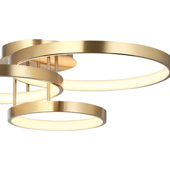 Cougar Lighting Zola Close To Ceiling Light Gold 3lt