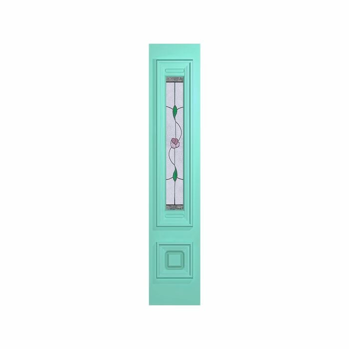 Hume Doors 1980 x 400 x 40mm Regency XR6 Glazed Etchlite Entrance Panel