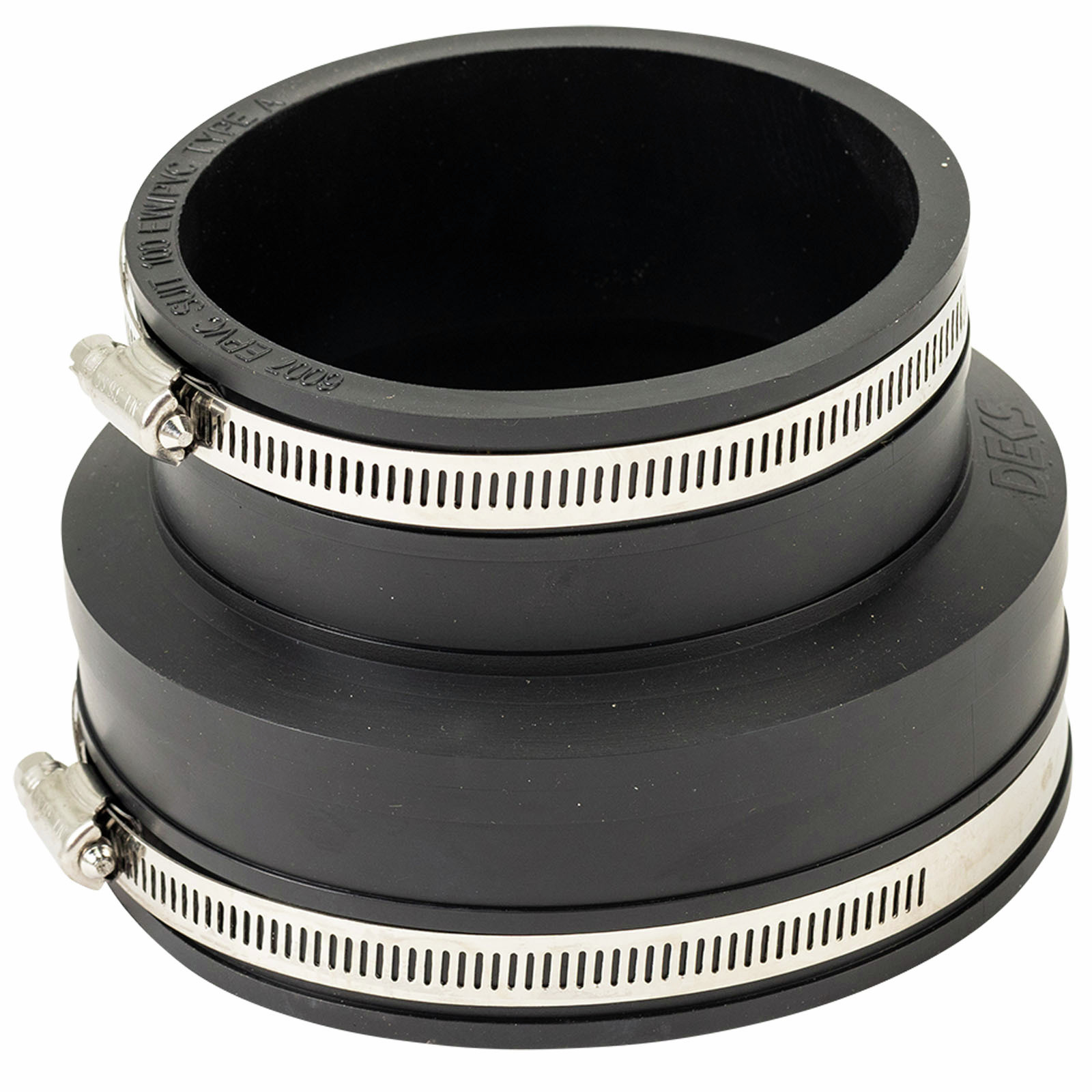 Deks 100mm EW To PVC Rubber Joiner Adaptor