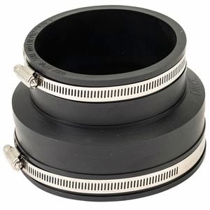Deks 100mm EW To PVC Rubber Joiner Adaptor