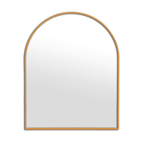 Elegant Collection Gold Metal Arch Mirror Small