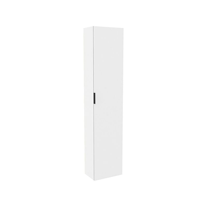 Lugna 2048 x 450 x 280mm White 5 Shelf 1 Right Hand Door Cabinet