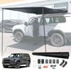 LED light Car Side Awning Camping Shade for Toyota Prado 250 Series 2024-Onwards UV 4WD Sunshade