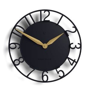 Newgate Time Traveller Wall Clock-petrol Blue
