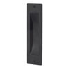 Gainsborough Matt Black Rectangular Flush Pull - 2 Pack