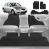 6D Diamond Car Floor Mats for Mazda 3 2004-2009-Full Set-Black-Outback GT