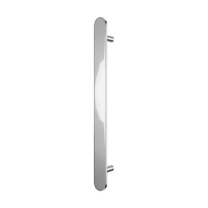 Barelli 950mm Polished Chrome Single Flat Vertical Heated Towel Rail