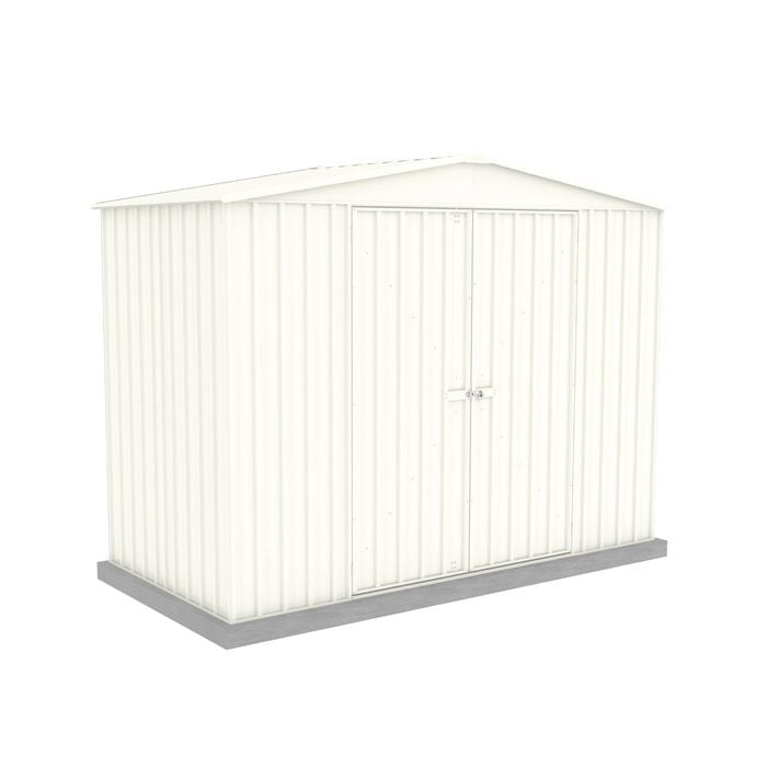 Absco Sheds 3.00mW x 1.44mD x 2.30mH Surfmist Double Door Highlander Garden Shed 