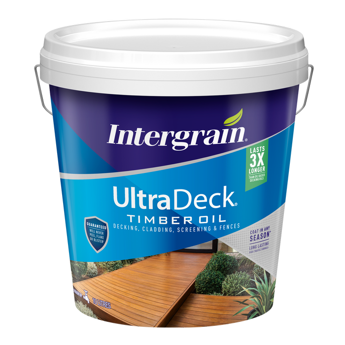 Intergrain 10L Dark Oak UltraDeck Timber Decking Oil