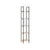 Hadley Bookshelf Display Shelf 40cmw 5 Tier Industrial Bookcase Storage Black