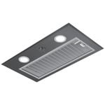 Kleenmaid 52cm Black Fixed Undermount Rangehood for 60cm Cooktop