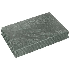 Argon Tableware Rectangle Marble Placemats - 30cm x 20cm - Pack of 6