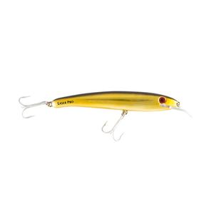 Halco Laser Pro 160 DD Deep Dive Hard Body Fishing Lure H51 Chrome Gold Black Back
