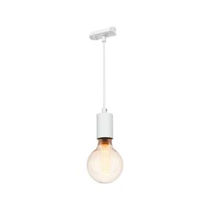 Mercator OLEN E27 Globe Pendant Track Light - White Finish