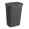 Ezy Storage 57L Charcoal Mode Laundry Hamper With Lid