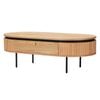 Nola 1.2m Wooden Coffee Table, Natural
