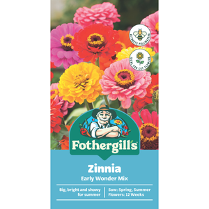 Fothergill's Zinnia Early Wonder Flower Seeds