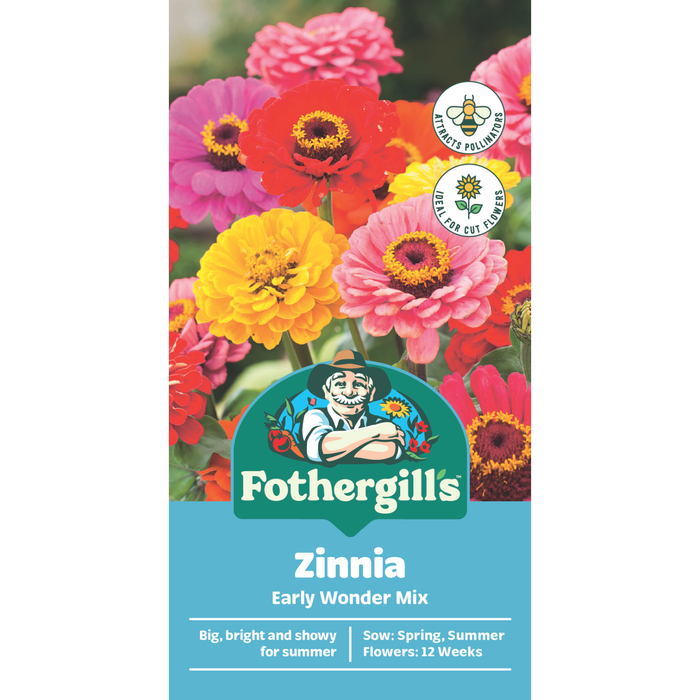 Fothergill's Zinnia Early Wonder Flower Seeds