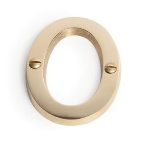 Sandleford 75mm Brass Numeral 0 - 0