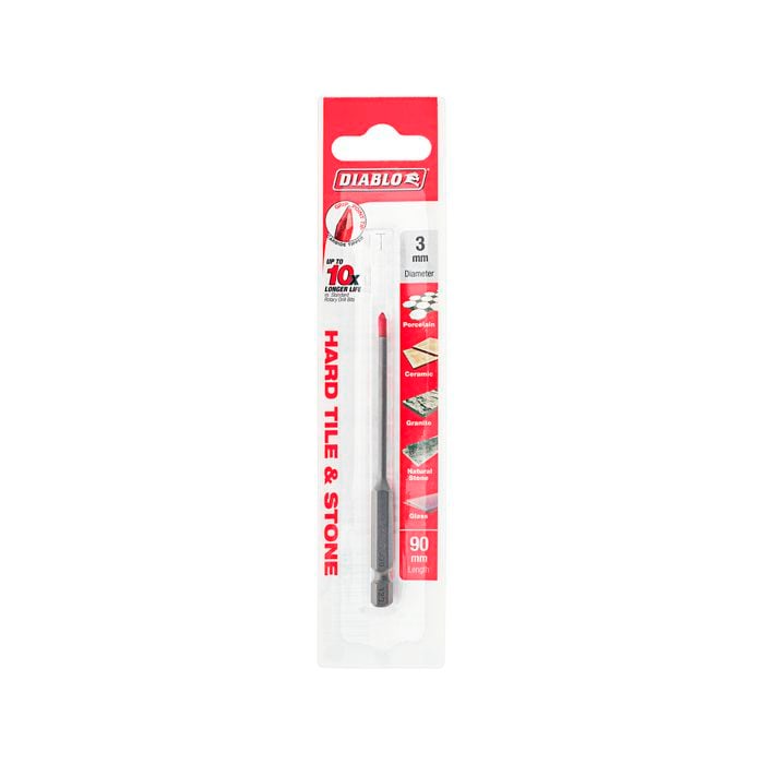 Diablo 3 x 90mm Tile And Glass Drill Bit