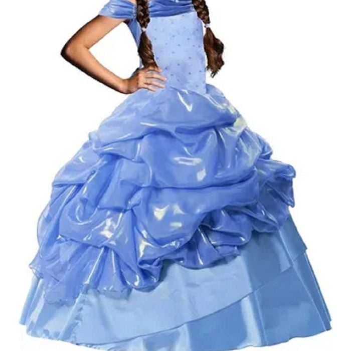 Enchanted Glass Slipper Princess Cinderella Girls Costume - Small