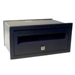 Velox 230mm Black Super Deluxe Front Open Letterbox