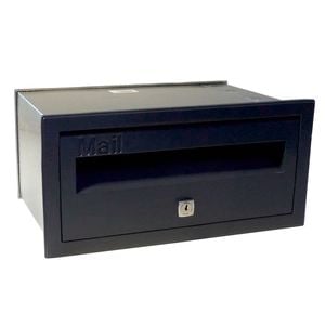 Velox 230mm Black Super Deluxe Front Open Letterbox