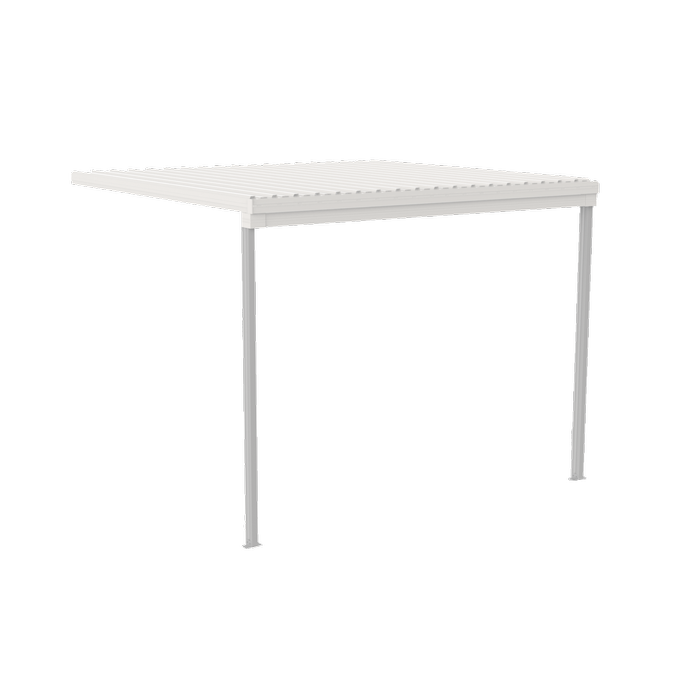 Absco Structures 3.00 x 3.00 x 3.00 Single Patio Cover – Surfmist
