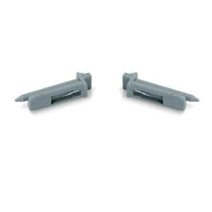 X2 Genuine Dishwasher Upper Basket Rear Rail End Pins Set - 765550381, Suits Smeg
