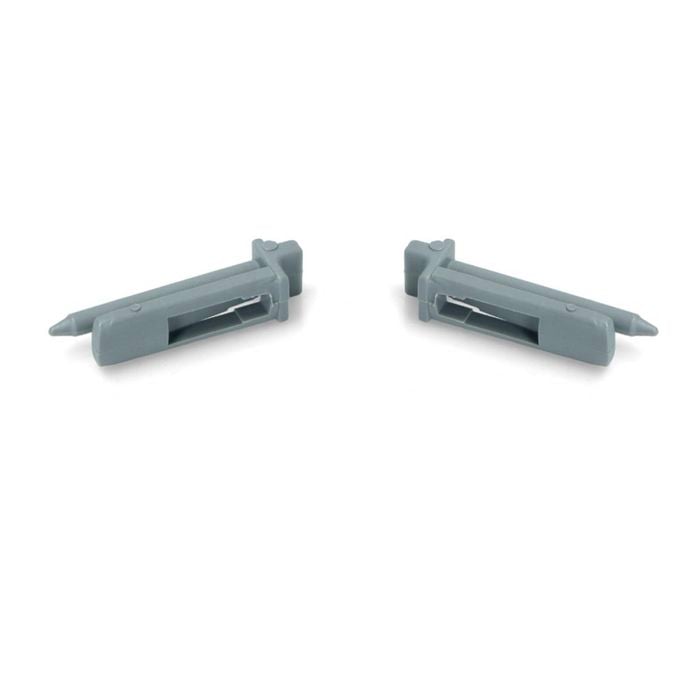 X2 Genuine Dishwasher Upper Basket Rear Rail End Pins Set - 765550381, Suits Smeg
