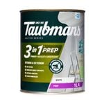 Taubmans 1L White 3 In 1 Interior & Exterior Primer Undercoat & Sealer Paint