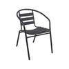 Marquee Black Aluminium and Steel Bistro Chair