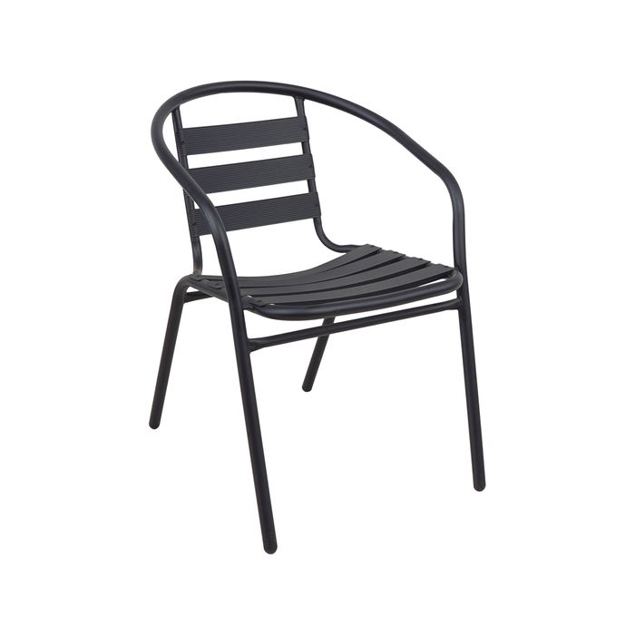 Marquee Black Aluminium and Steel Bistro Chair
