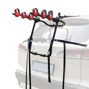 Alpen Outdoor 3-Bike Trunk Mount Rack Carbon Steel Frame Car Rear Rack for Sedans SUVs Hatchbacks