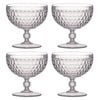 4PK Ladelle Tate Round 450ml/12cm Acrylic Dessert Bowl Serving Dish - Clear