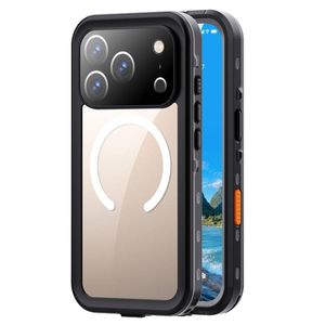 For Apple iPhone 17 Pro [MagSafe Compatible] Redpepper Waterproof Case Built-in Screen & Camera Lens Protector Cover
