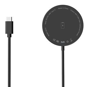 TODO Fast Charging 15W Wireless Phone Charger Pad - Black
