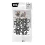 Taskmaster Zinc Double Roller Catch - 4 Pack