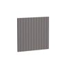 Kaboodle 600mm Smoked Grey V-Groove Med Cabinet Door
