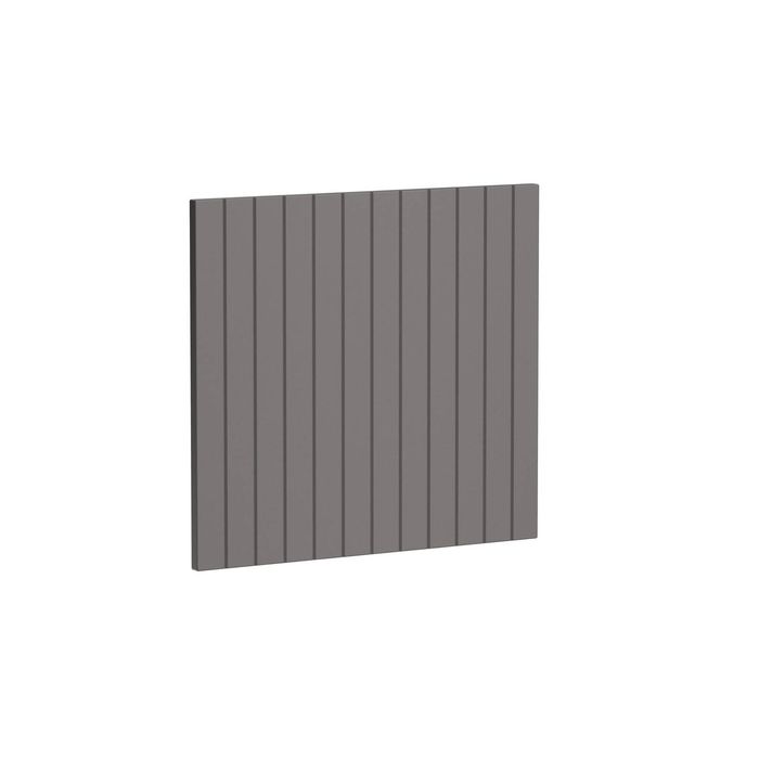 Kaboodle 600mm Smoked Grey V-Groove Med Cabinet Door