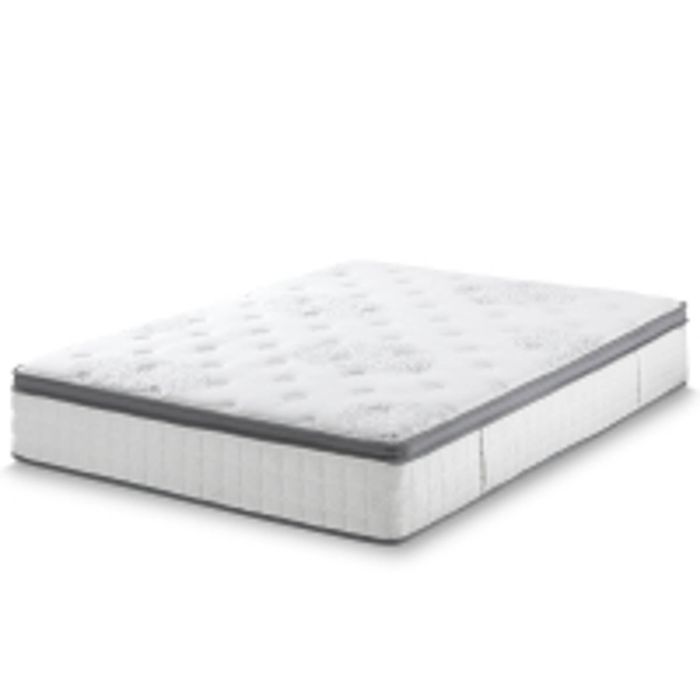 Zinus Queen Luxury Plush Icoil 32cm Pocket Coil Mattress