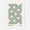 Galrie Bauhaus 1923 Art Print - Stunning Geometric Artwork for Modern Decor, White Frame, 50 x 70cm (20 x 28inch)