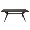 SK Designer Living | Doreen Collection | Rectangular Wood Dining Table | 180cm - Black