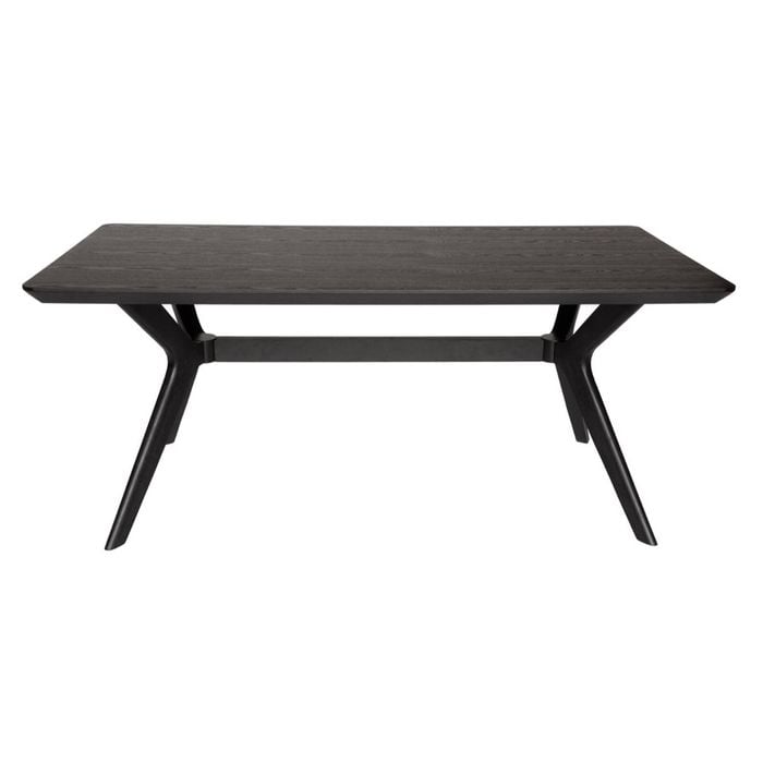 SK Designer Living | Doreen Collection | Rectangular Wood Dining Table | 180cm - Black