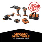 AEG 18V Brushless 3-Piece 5.0Ah Force Kit