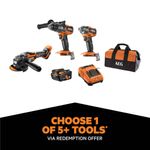 AEG 18V Brushless 3-Piece 5.0Ah Force Kit